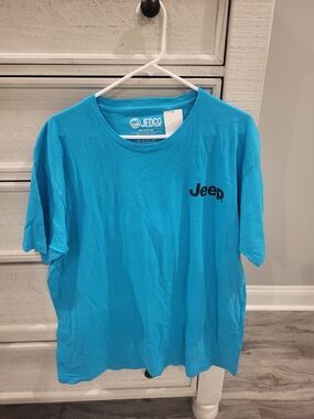 Jeep Bright Turquoise Short-Sleeve Crewneck Tee